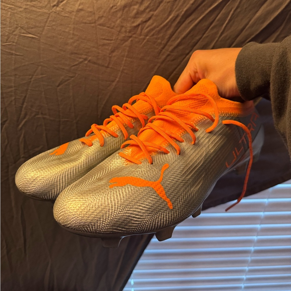 Puma Ultra 1.4 Orange/Silver Size 11